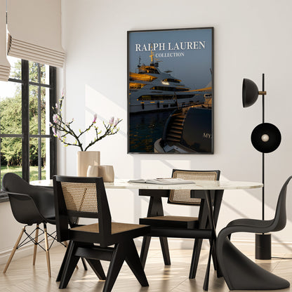 Luxury Boat Poster, Digital Download (D89)