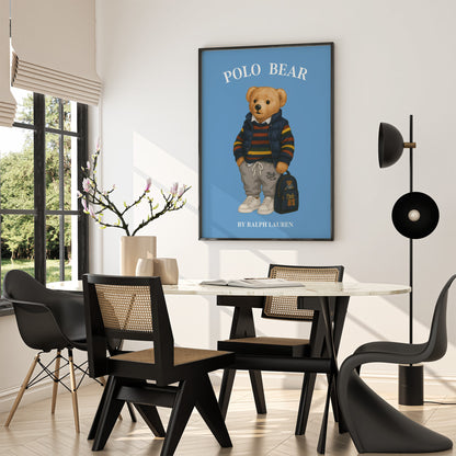 Classic Bear Poster, Digital Download (D42)