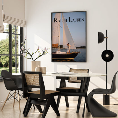 Nautical Sailing Wall Art, Yacht Decor