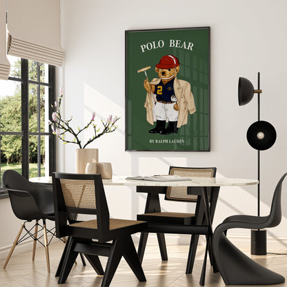 Luxury Set Bear Poster, Digital Download (D88)