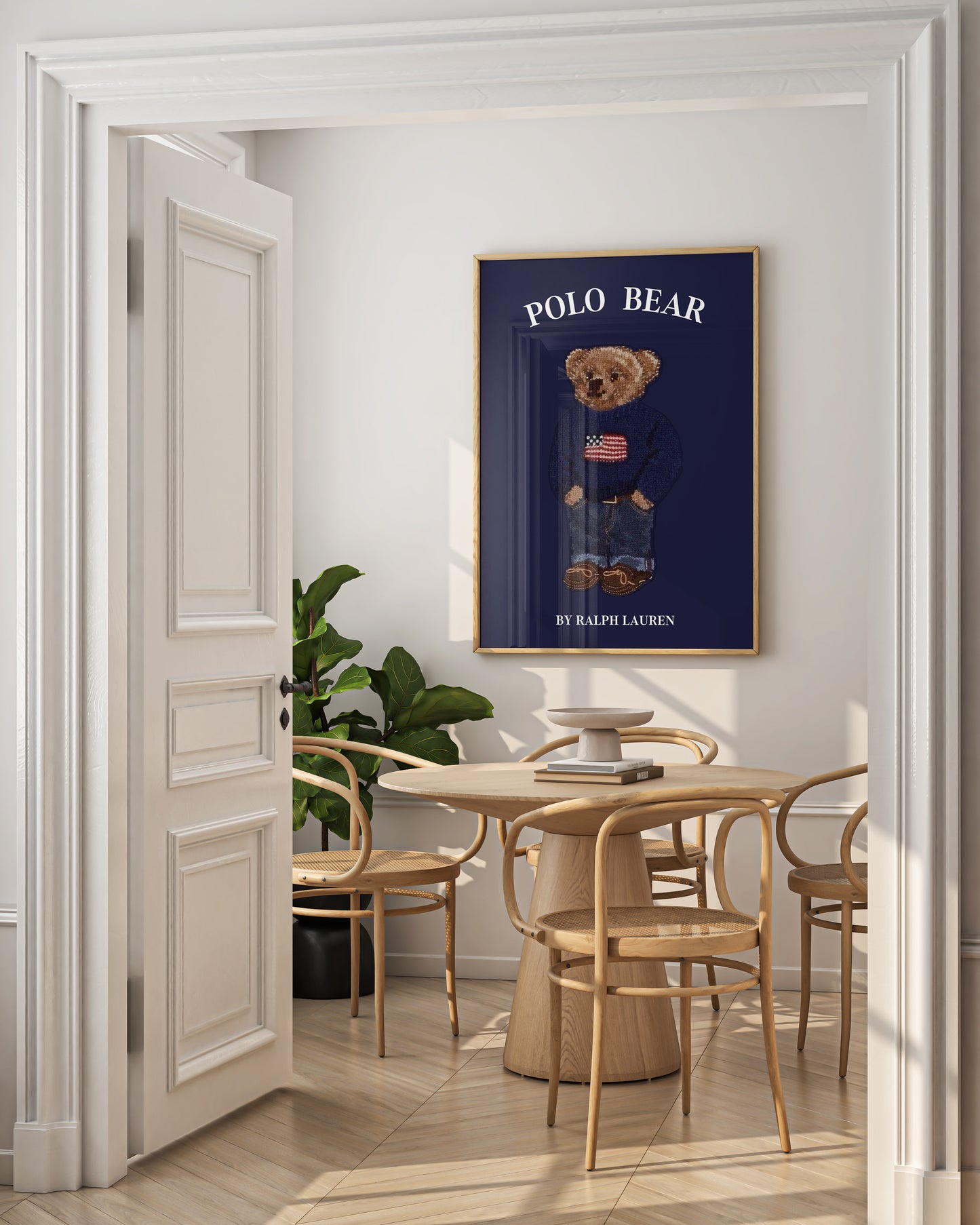 Blue Bear Poster - Digital Download - B201