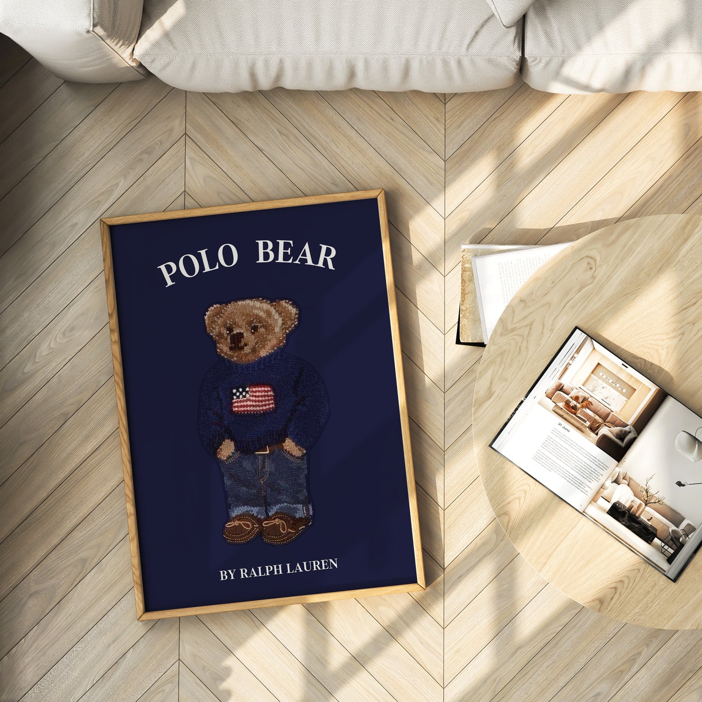 Blue Bear Poster - Digital Download - B201