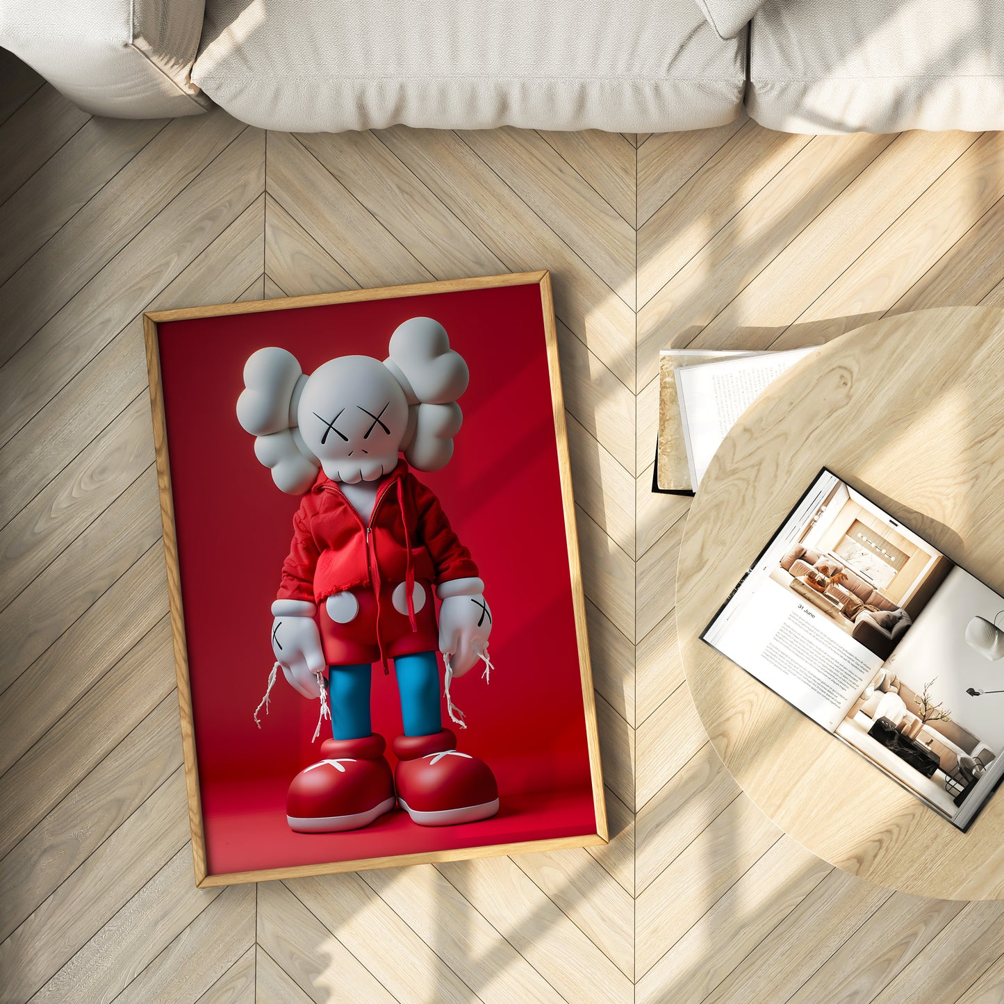 Hypebeast Red Wall Print