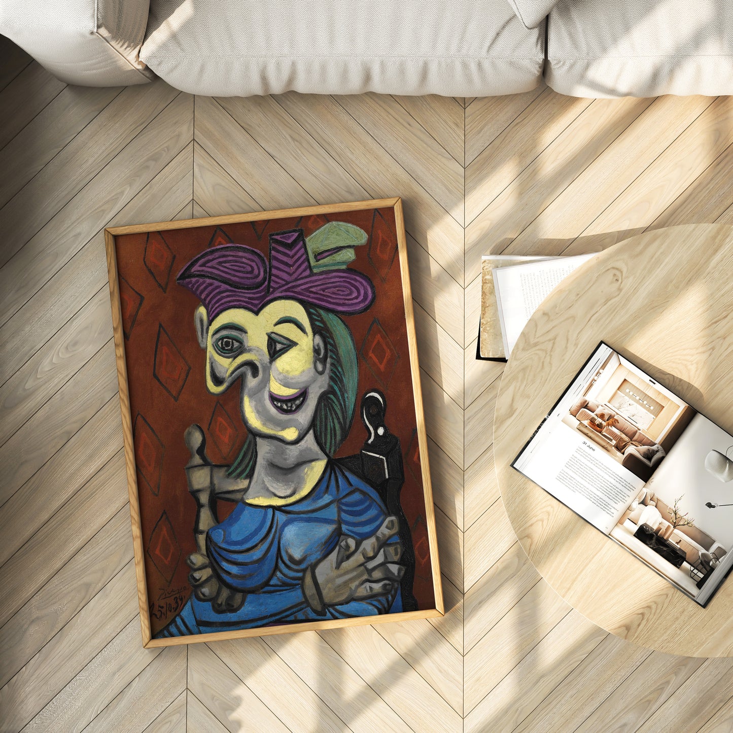 Pablo Picasso Avant-Garde Cubist Woman Poster