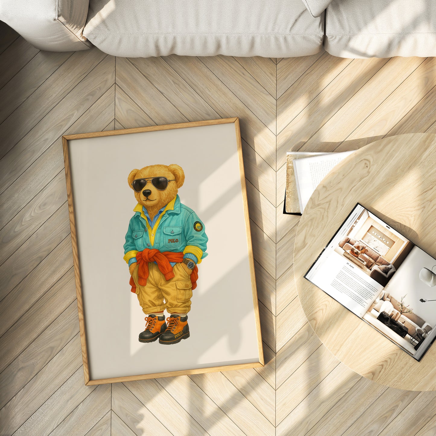 Luxury Set Bear Poster, Digital Download (D67)
