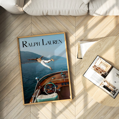 Yacht Poster, Fashion Art – Physical Print (C162)