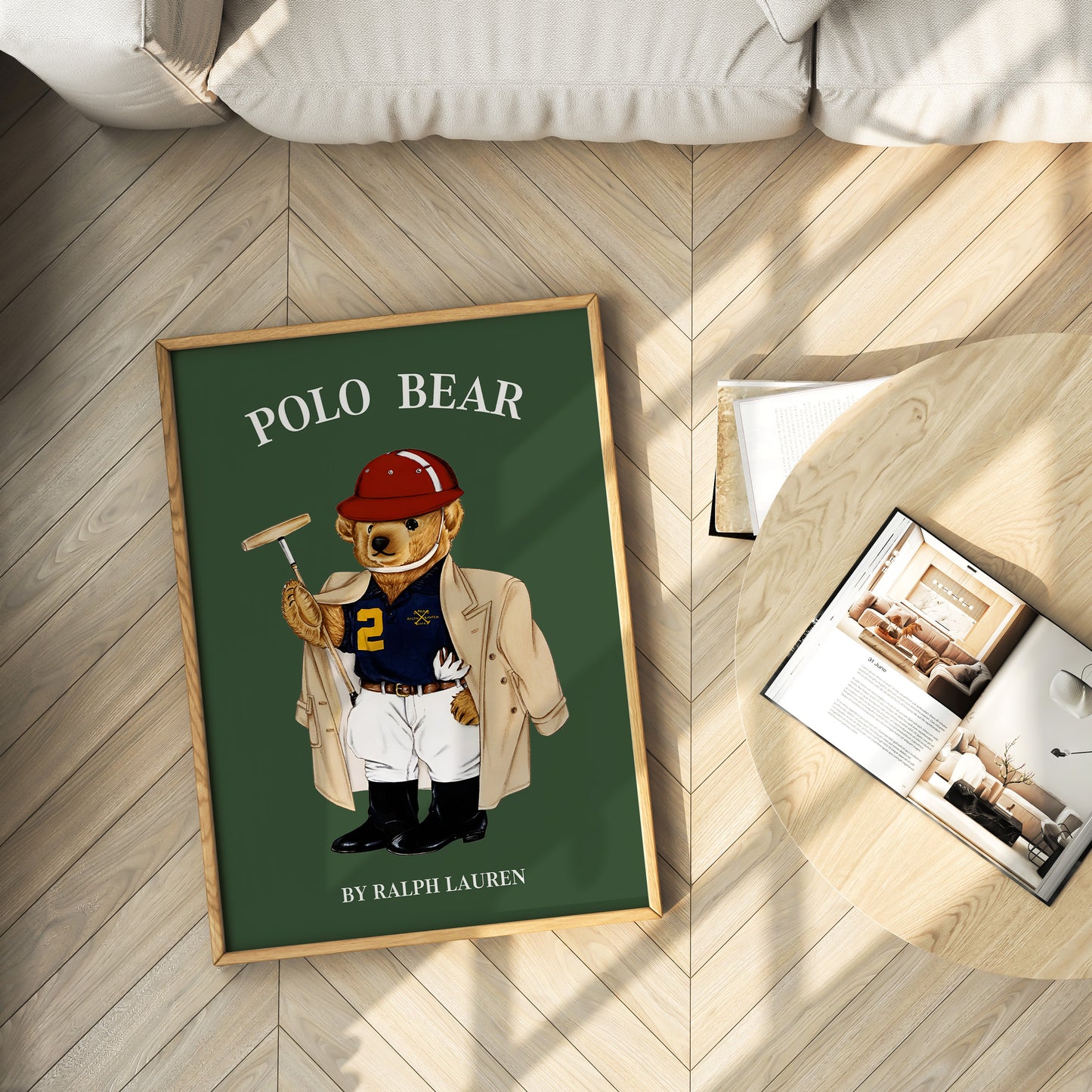 Polo Bear Poster Set, Digital Download (C201)
