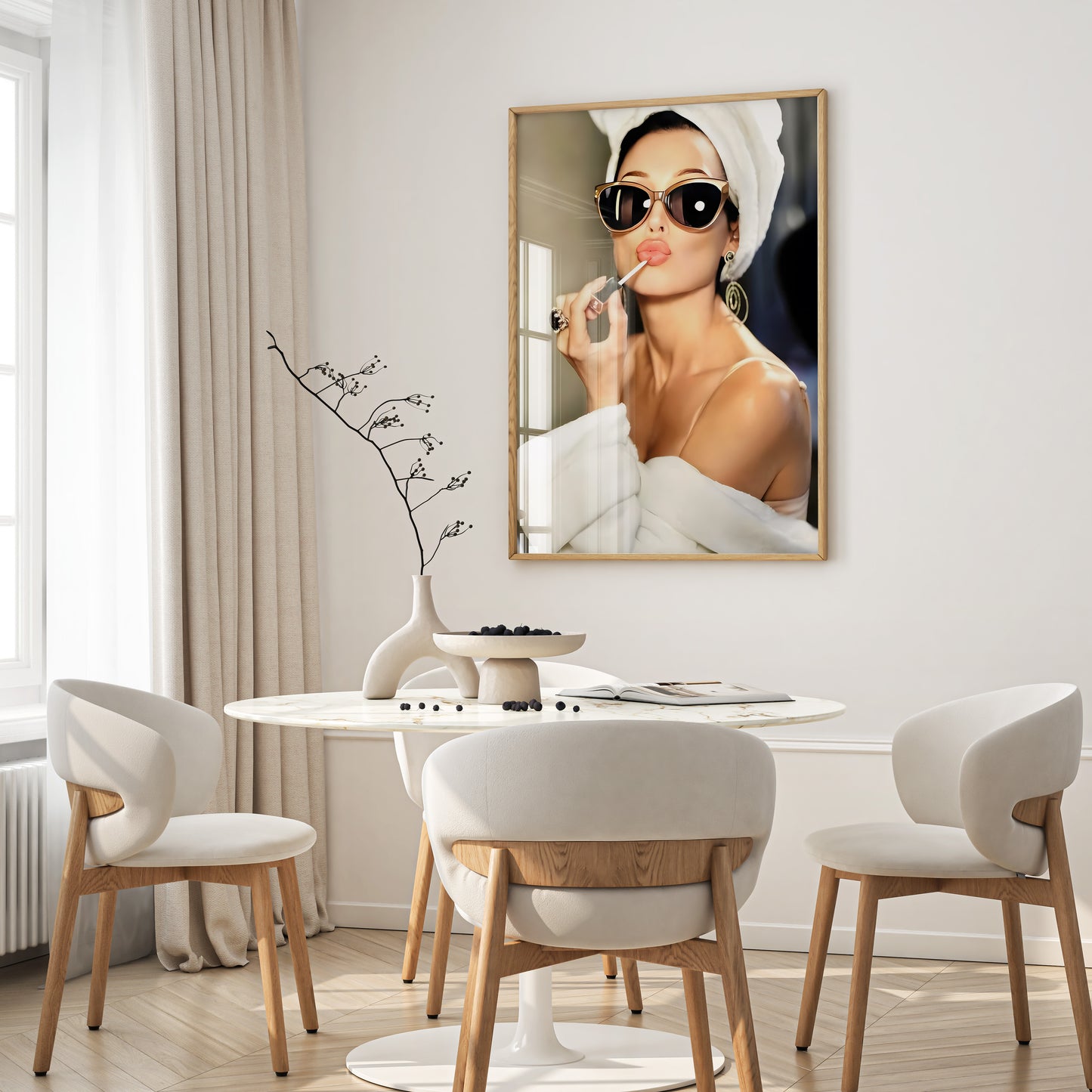 Glamorous Beauty Aesthetic Wall Art