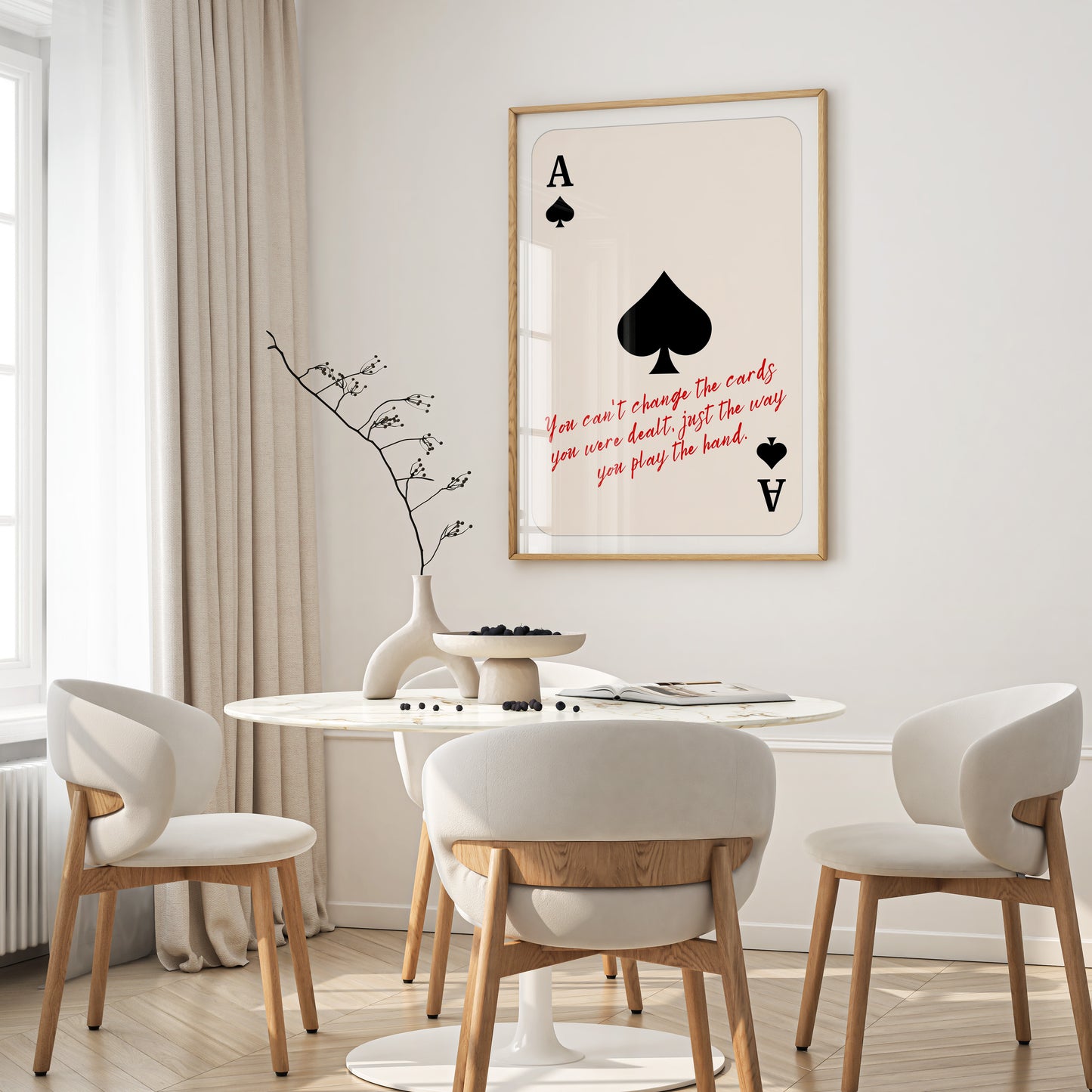 Play the Hand (Ace of Spades) - Physical Poster (C148)