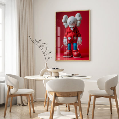 Hypebeast Red Wall Print