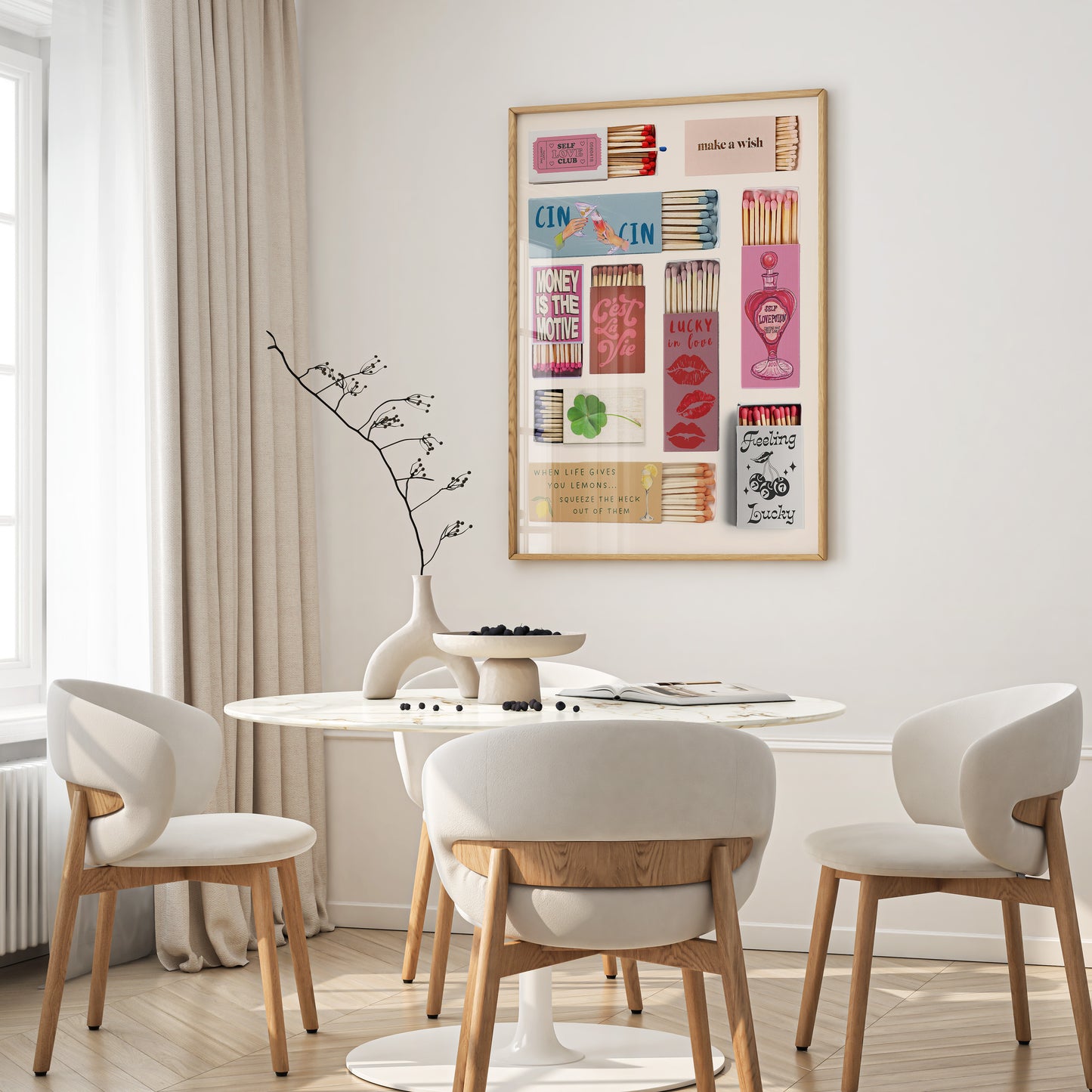 Set of 3 Lucky Charm Art Prints