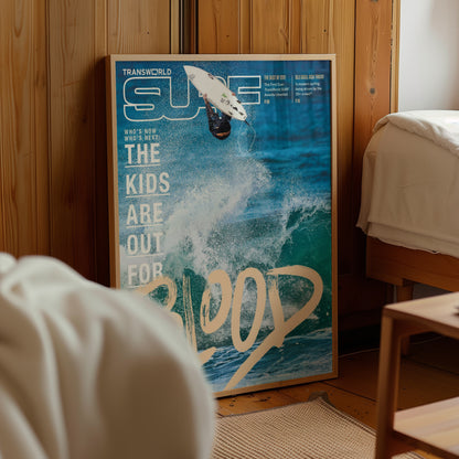 Ariel Surfer Splash Wall Art