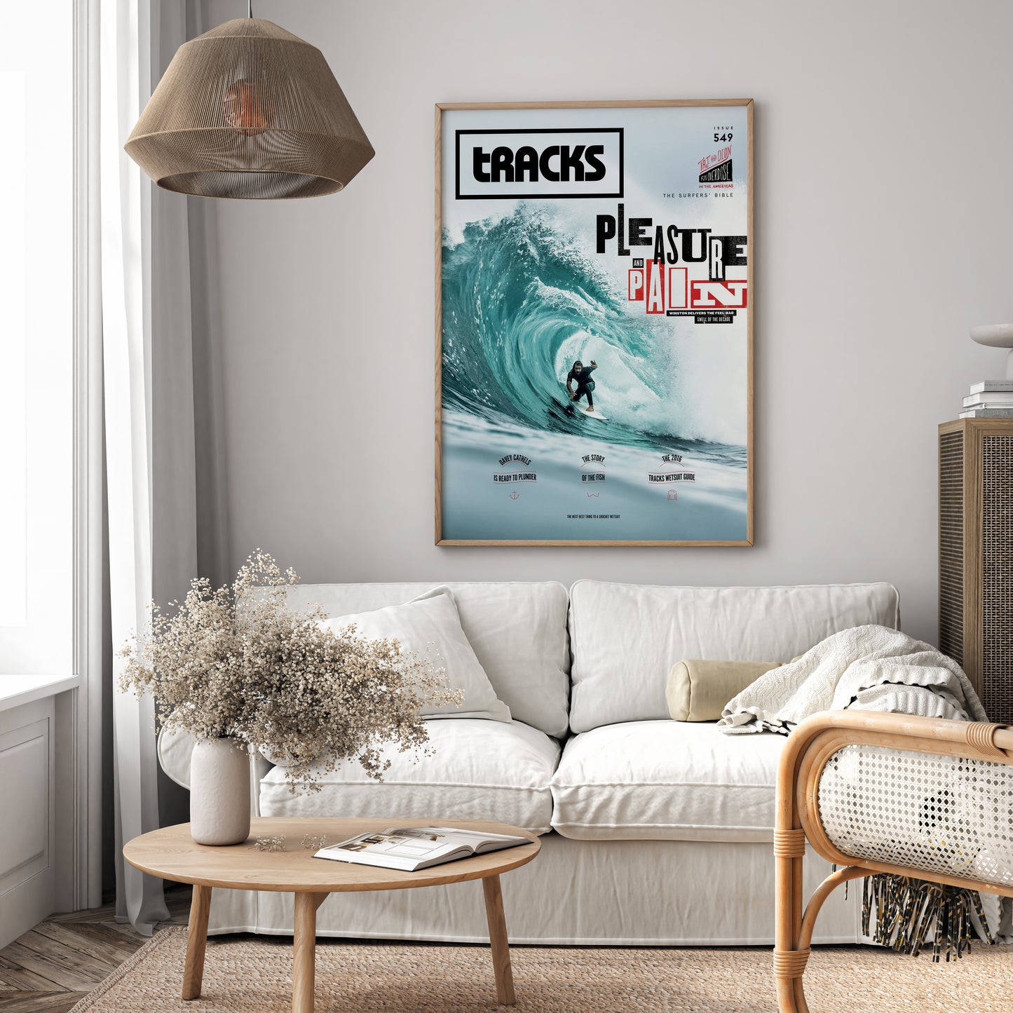 Vintage Surfing Magazine Poster