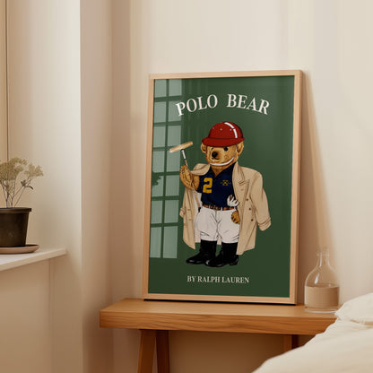 Polo Bear Poster Set, Digital Download (C201)