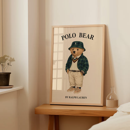 Classic Bear Poster, Digital Download (D35)