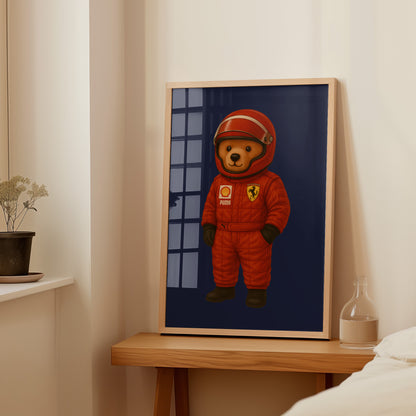 Sport Bear Poster, Digital Download (D26)