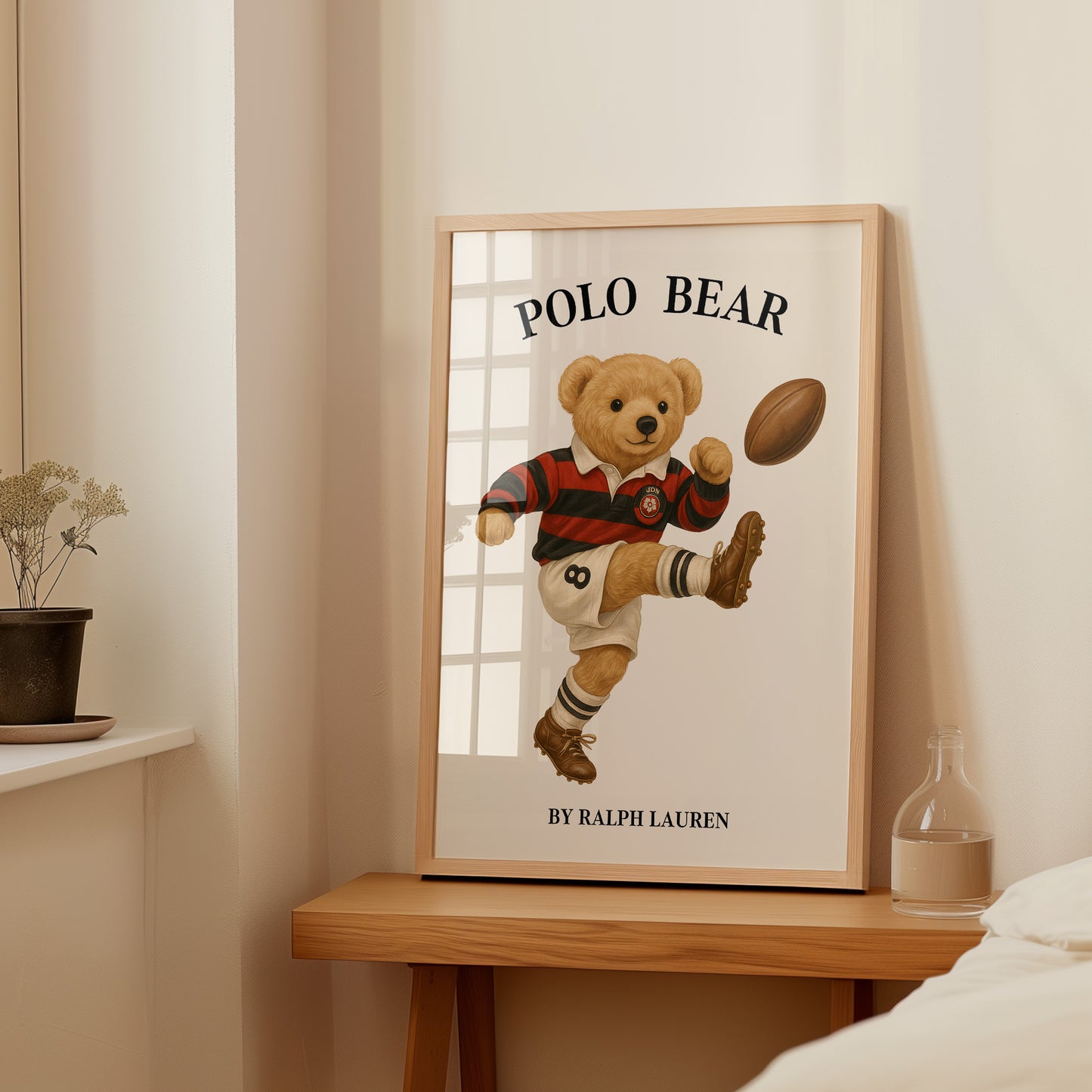 Luxury Set Bear Poster, Digital Download (D88)