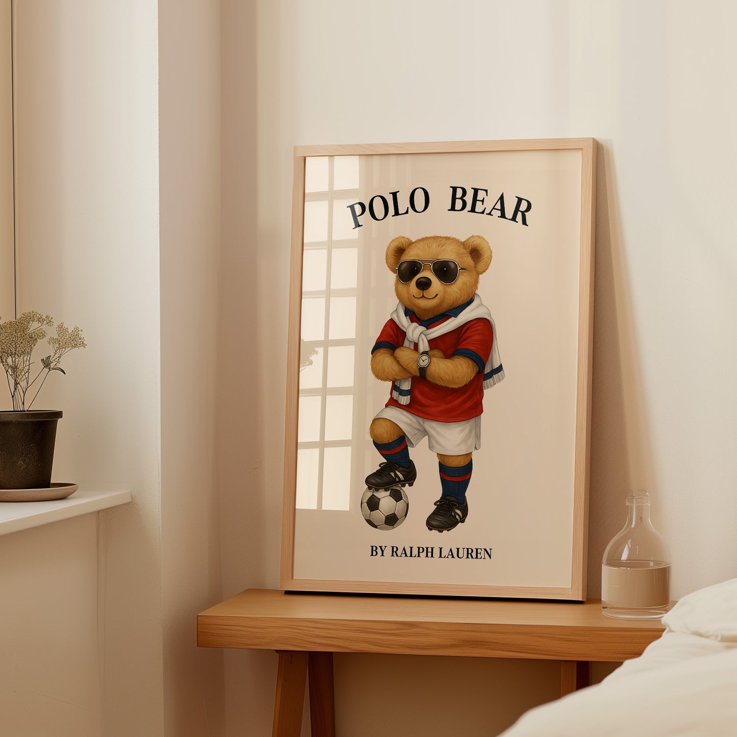 Sport Set Bear Poster, Digital Download (D55)