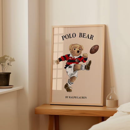 Sport Set Bear Posters, Digital Download (D39)