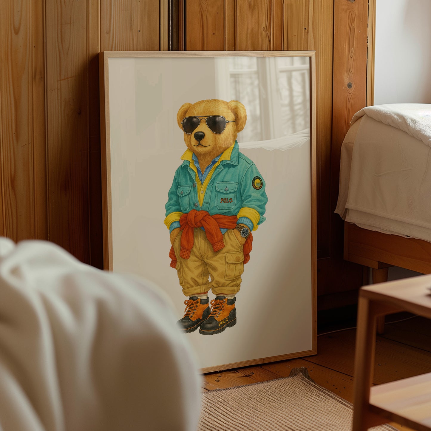 Luxury Set Bear Poster, Digital Download (D67)