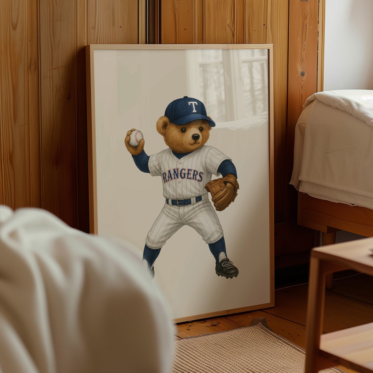 Rangers Bear Poster, Digital Download (D83)