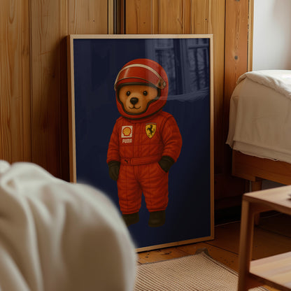 Sport Bear Poster, Digital Download (D26)