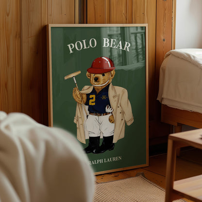 SET Polo Bear Poster, Digital Download (C215)