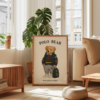 Classic Bear Poster, Digital Download (D43)