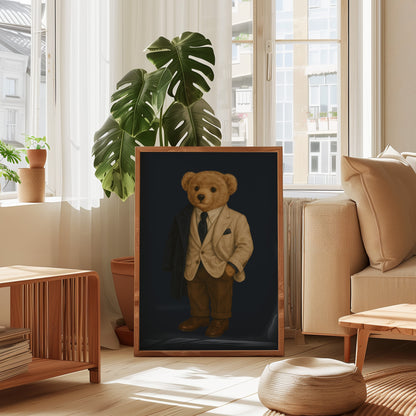 STYLE Polo Bear Poster, Nursery Print – Physical Print (D28)