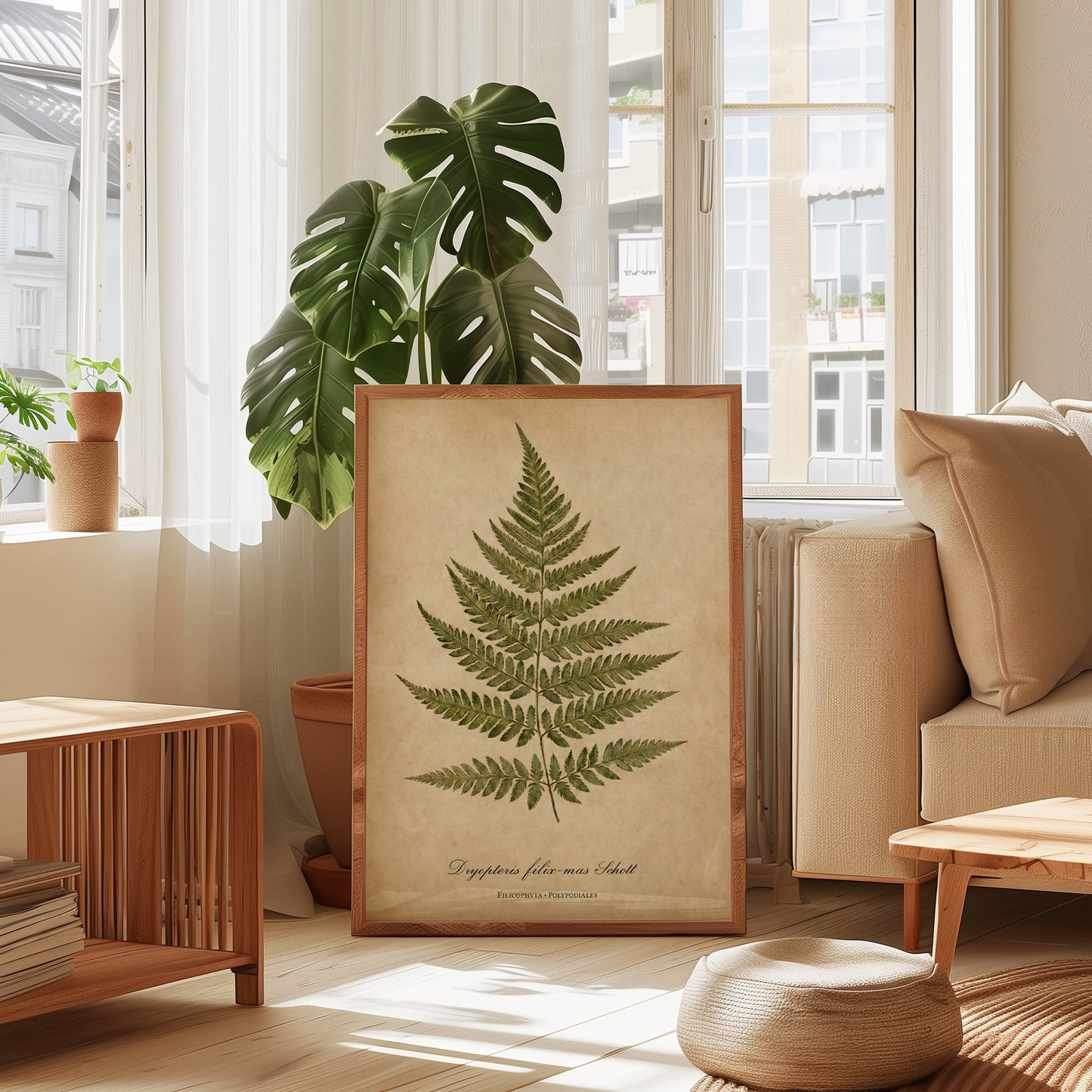 Vintage Botanical Fern Print
