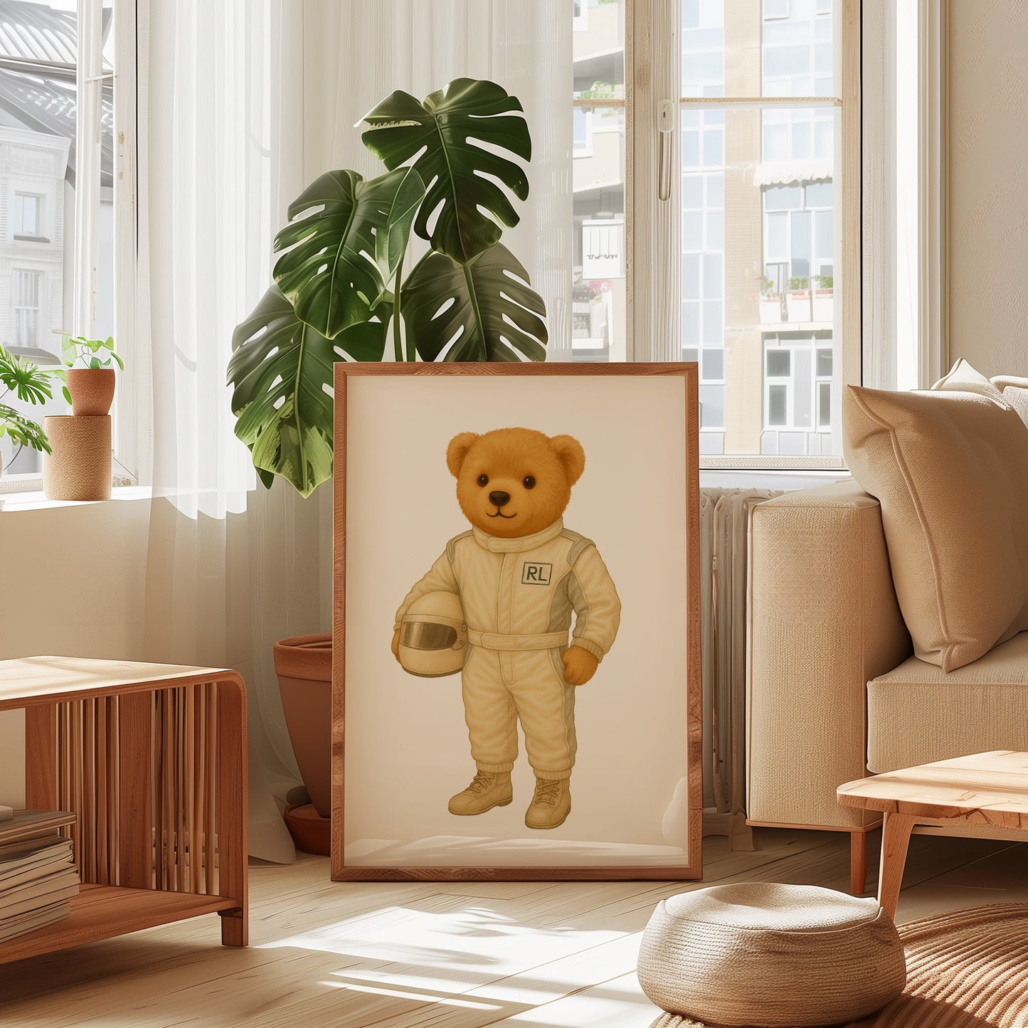 Sport Bear Poster, Digital Download (D24.1)