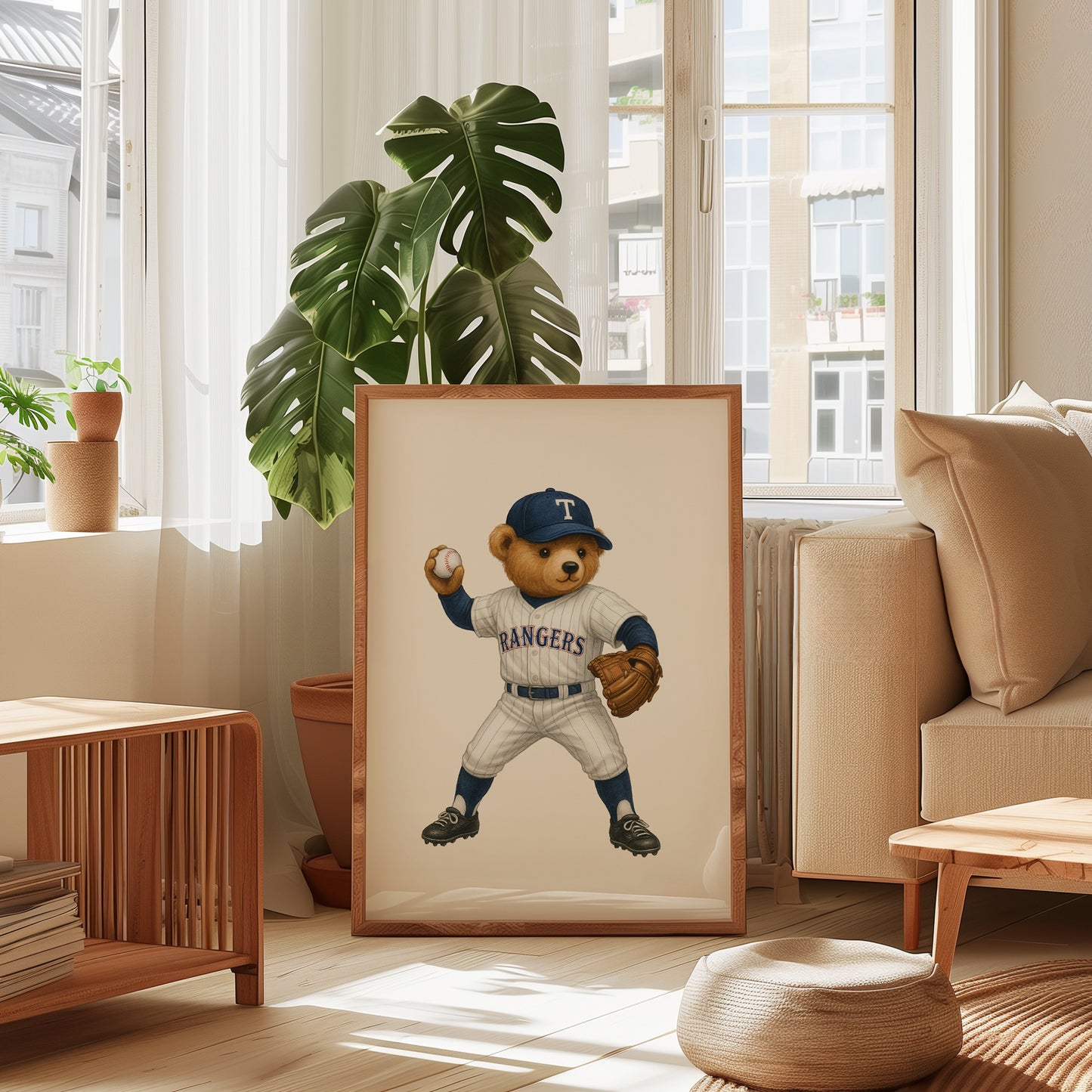 Rangers Bear Poster, Digital Download (D83)