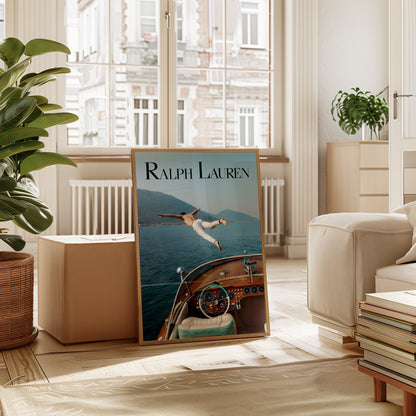 Yacht Poster, Fashion Art – Physical Print (C162)