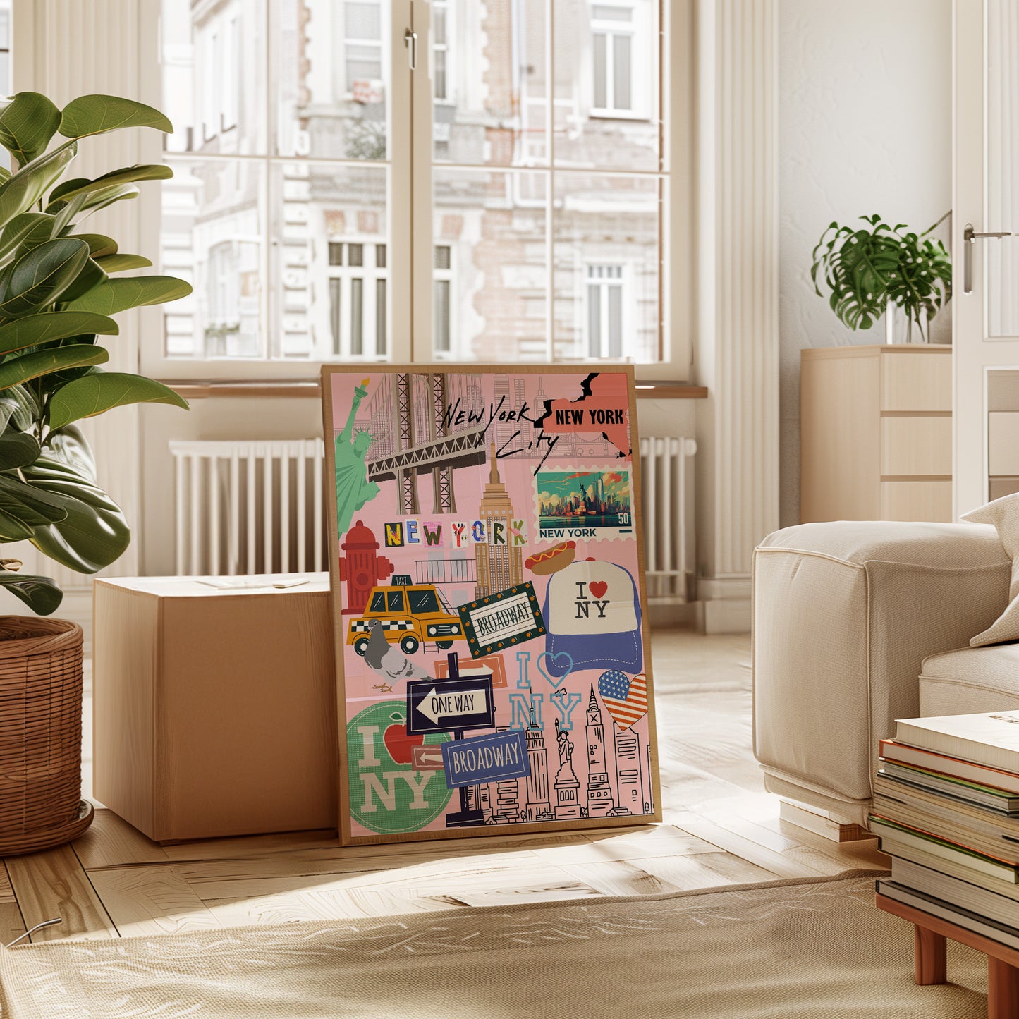 New York City Collage Poster