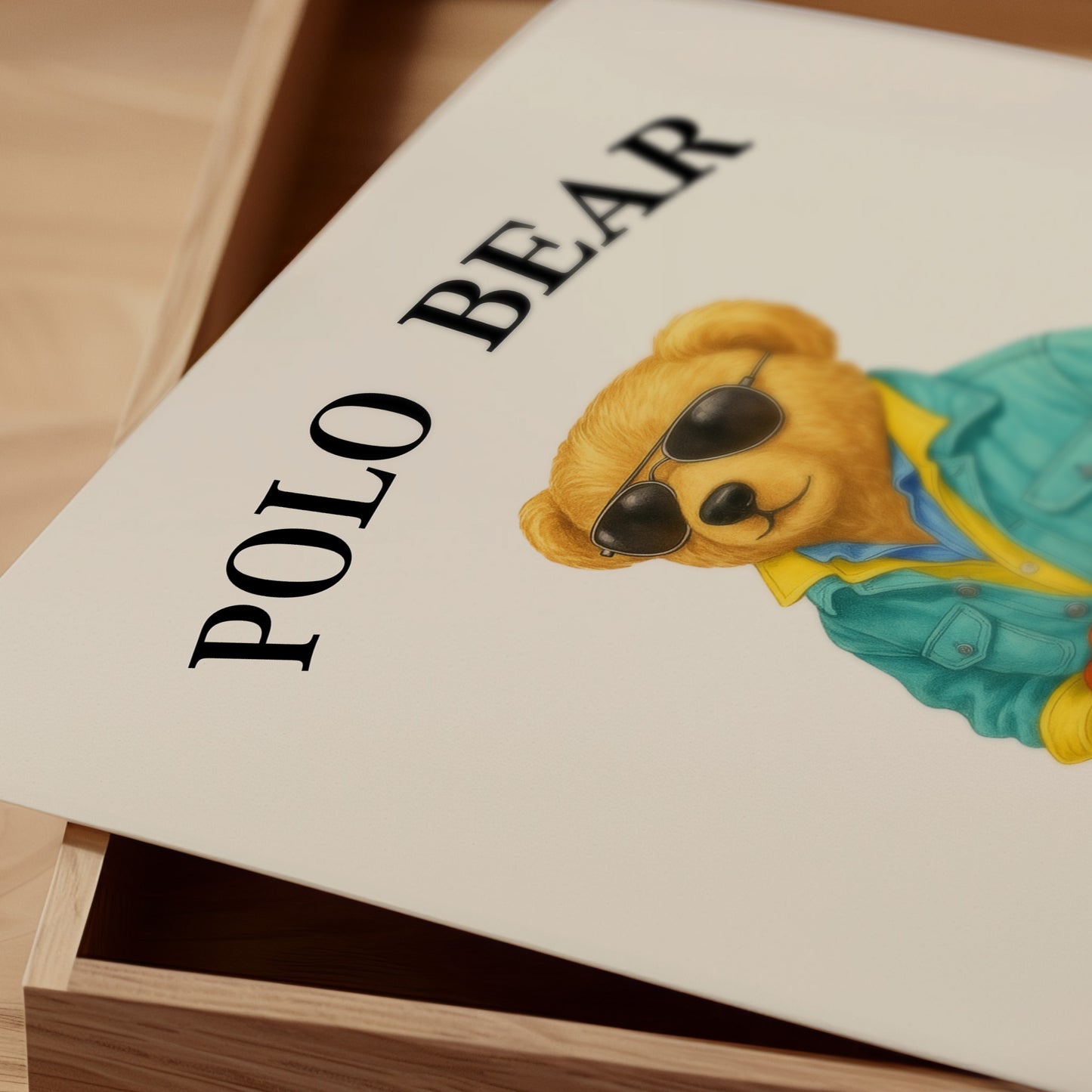 Preppy Bear Mascot Trio Set Posters