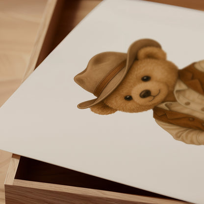 Texas Bear Poster, Digital Download (D70)