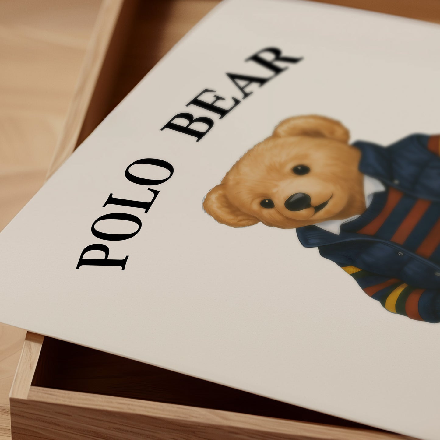 Classic Bear Poster, Digital Download (D43)