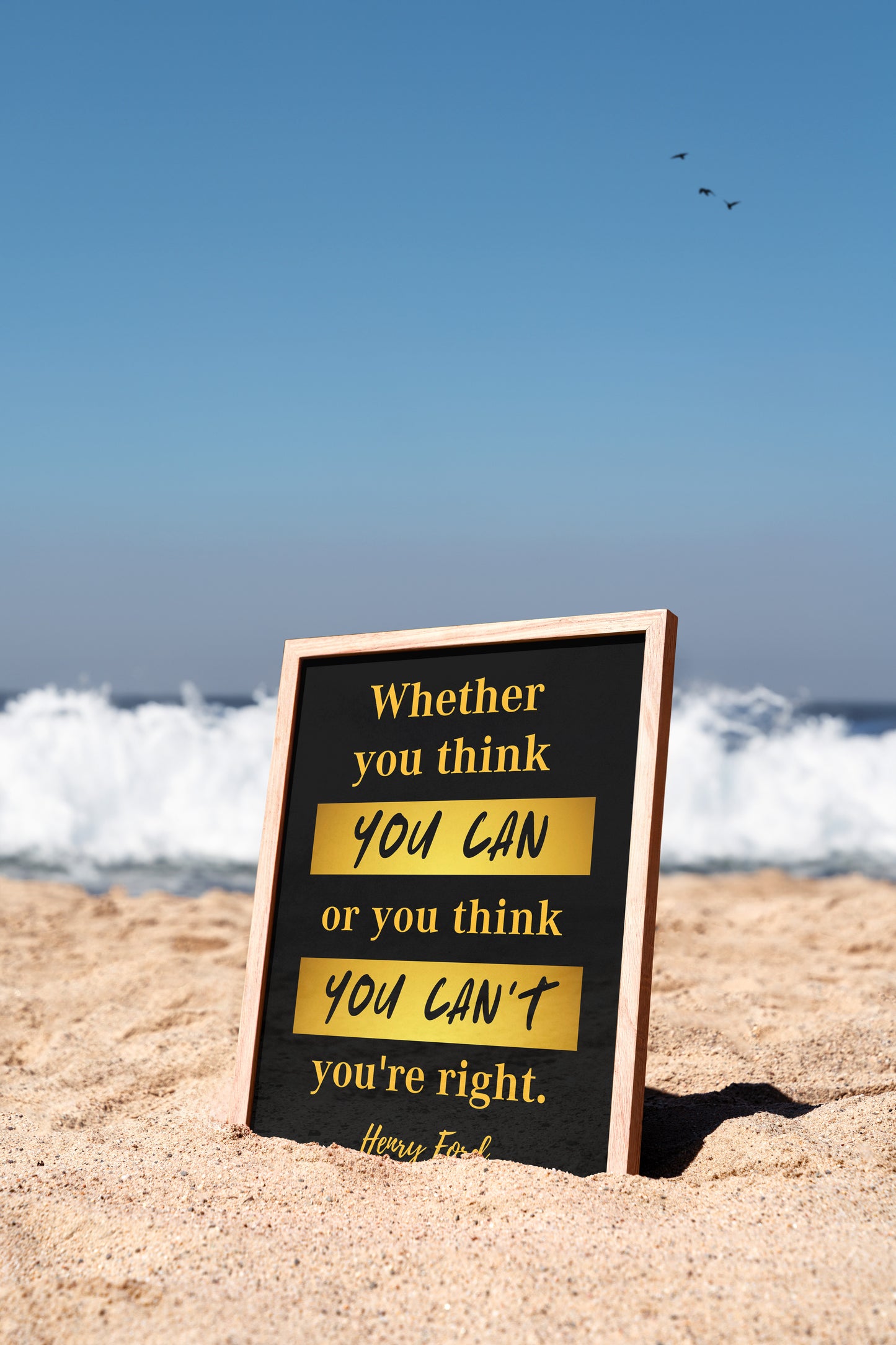 Henry Ford Quote Poster — Physical Poster (D05)