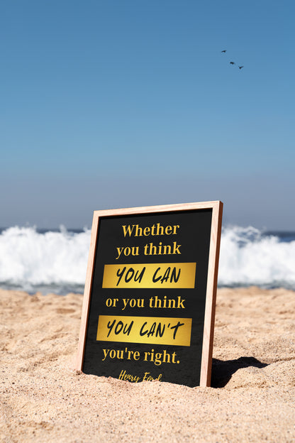 Henry Ford Quote Poster — Physical Poster (D05)