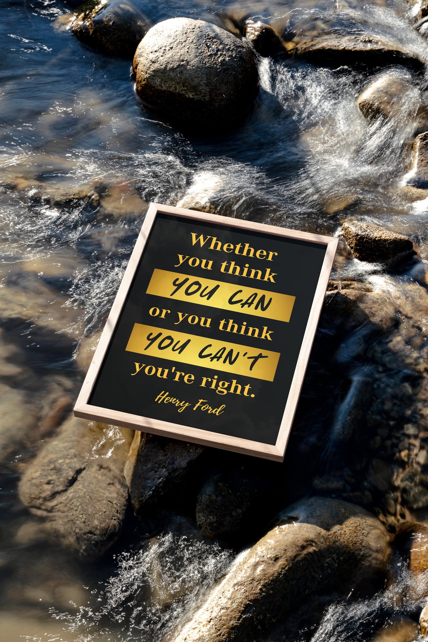 Henry Ford Quote Poster — Physical Poster (D05)