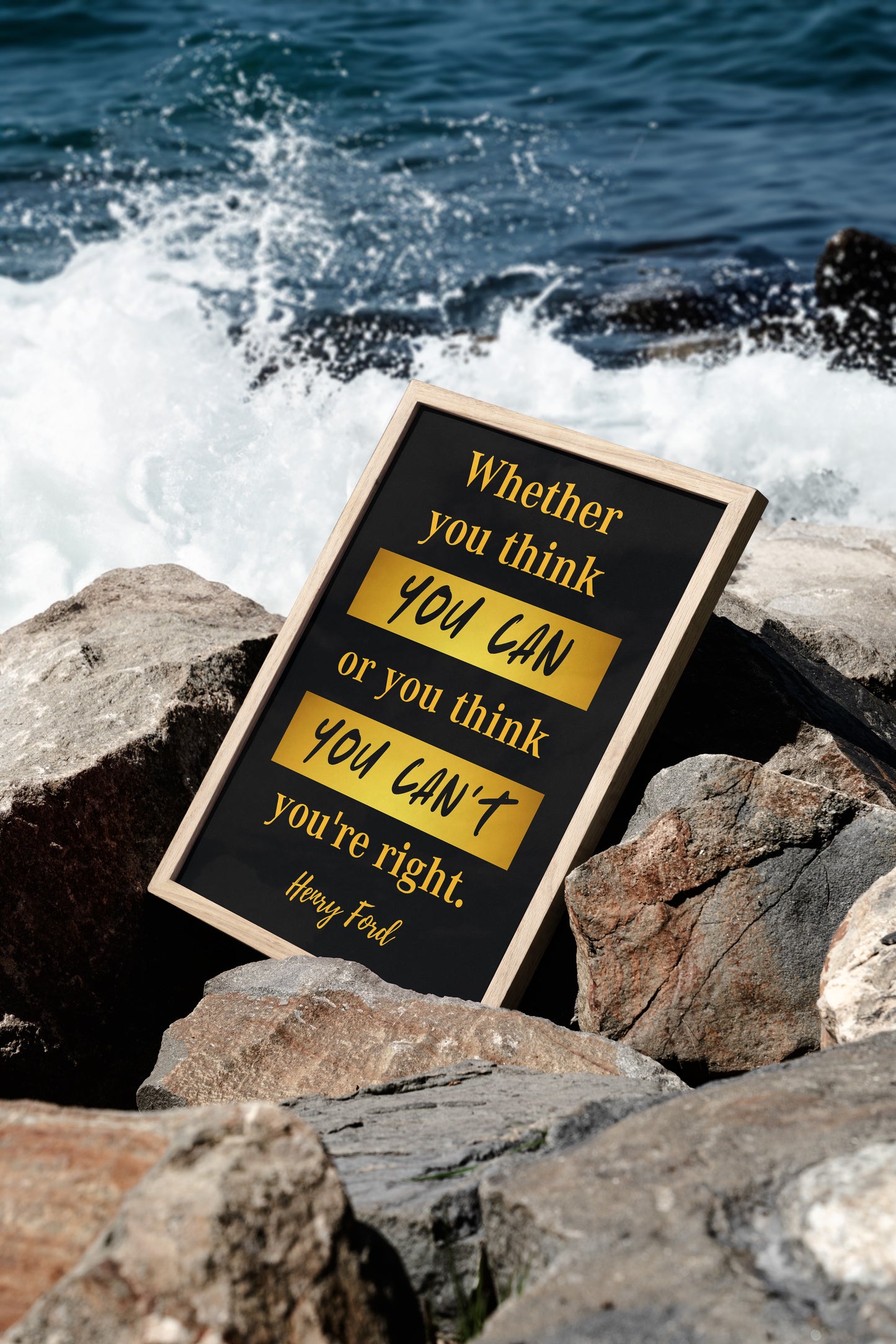 Henry Ford Quote Poster — Physical Poster (D05)