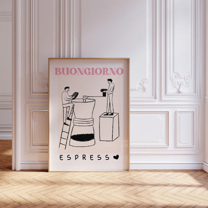 Funny Coffee Poster – Digital Download - A1913