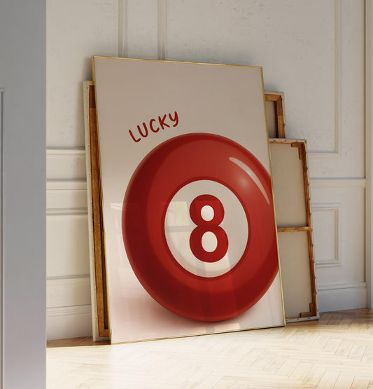 Lucky Ball Poster – Digital Poster (D104.3)