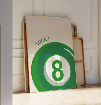 Lucky Set of 3 Posters, Clover Wall Art – Digital Download C191