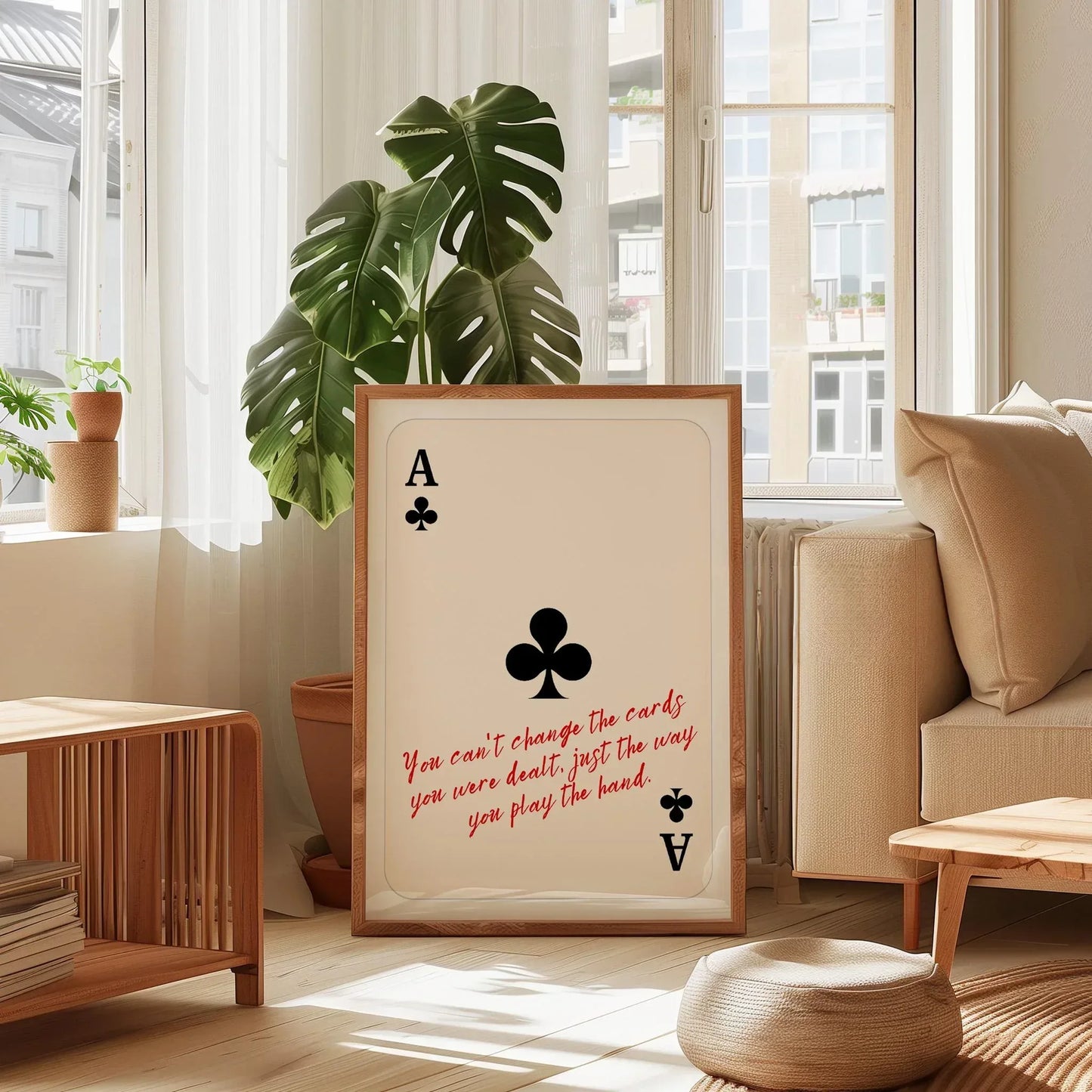 Ace of Clubs Poster – Digital Poster (D34)
