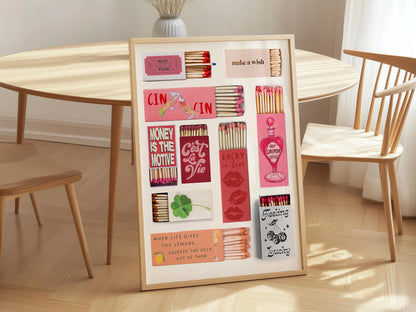Luxury Matchbox Poster - Digital Download D1042