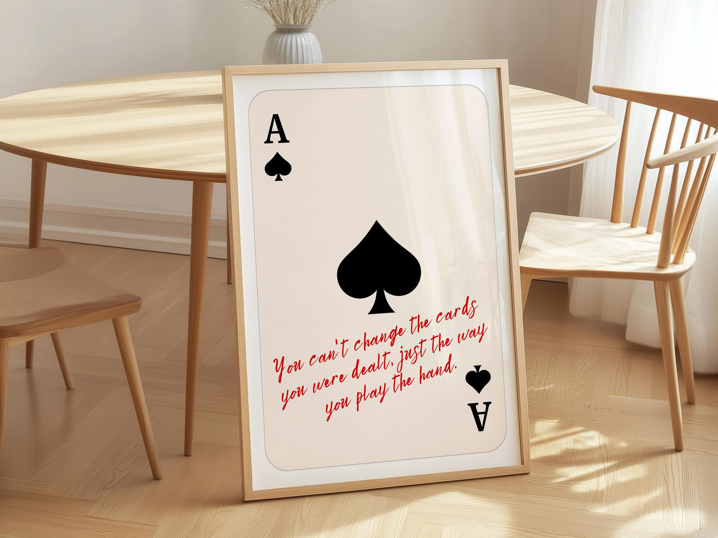 Ace of Spades Wall Art - Digital Download - C148