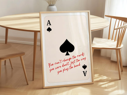 Ace of Spades Wall Art - Digital Download - C148