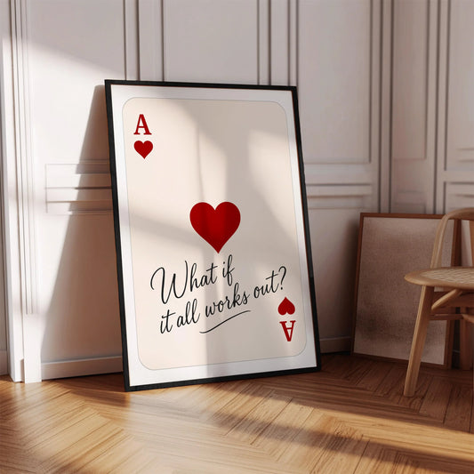 Ace of Hearts “Lucky You” Poster – Digital Poster (D104.1)