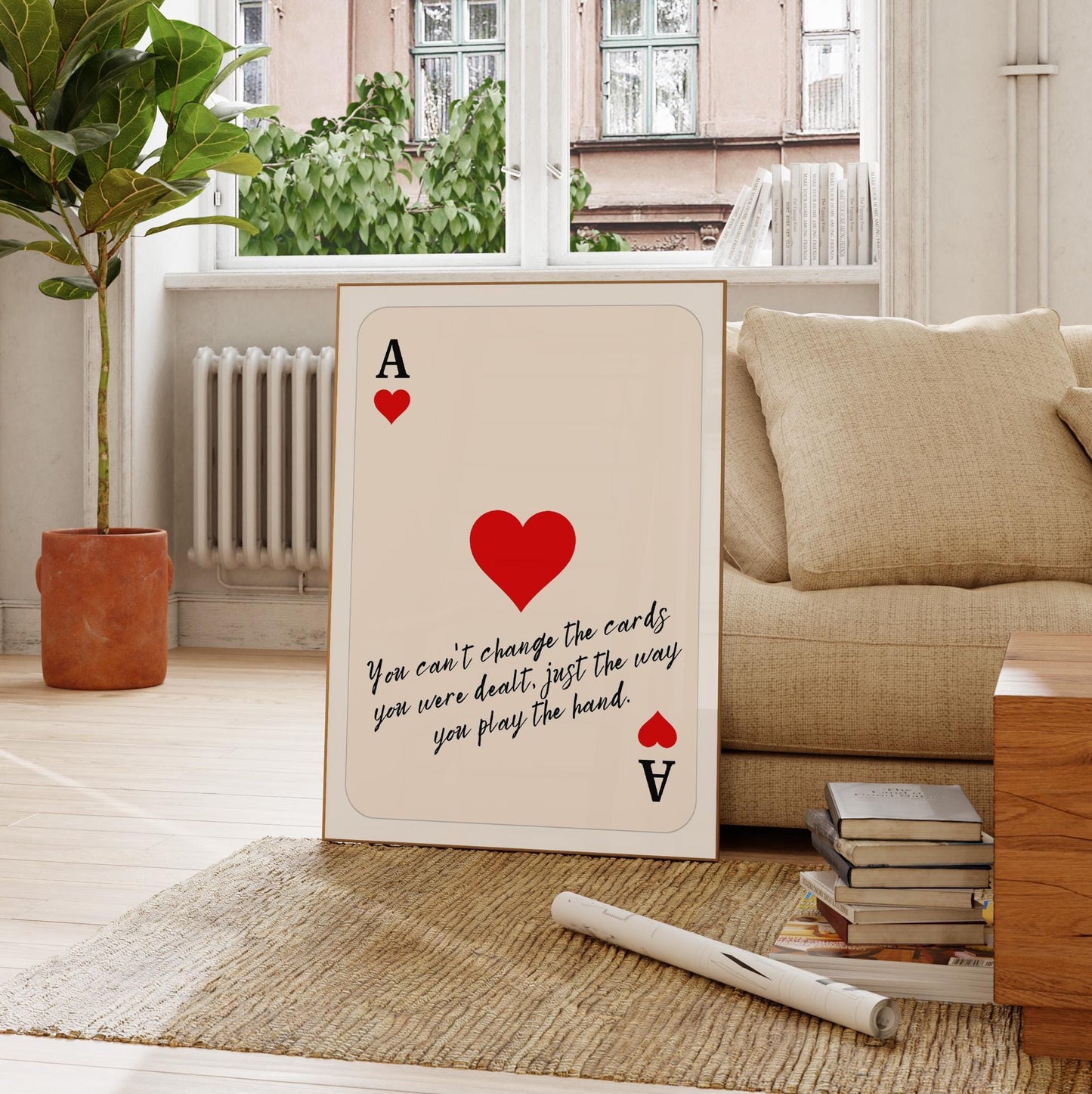 Playing Card Wall Art - Digital Poster